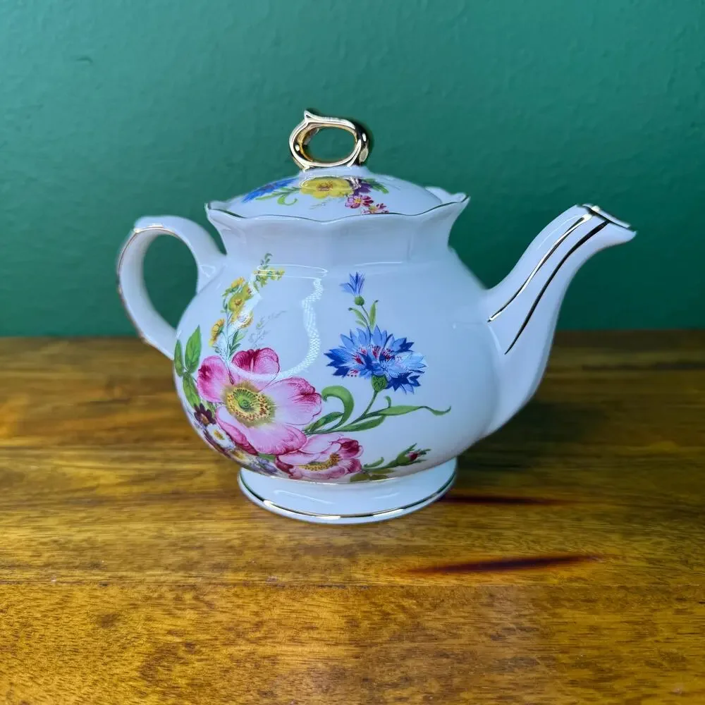 Vintage James Sadler Tea Pot Made in England 1950s Teapot